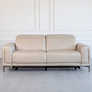 Cardero Sand Leather Sofa